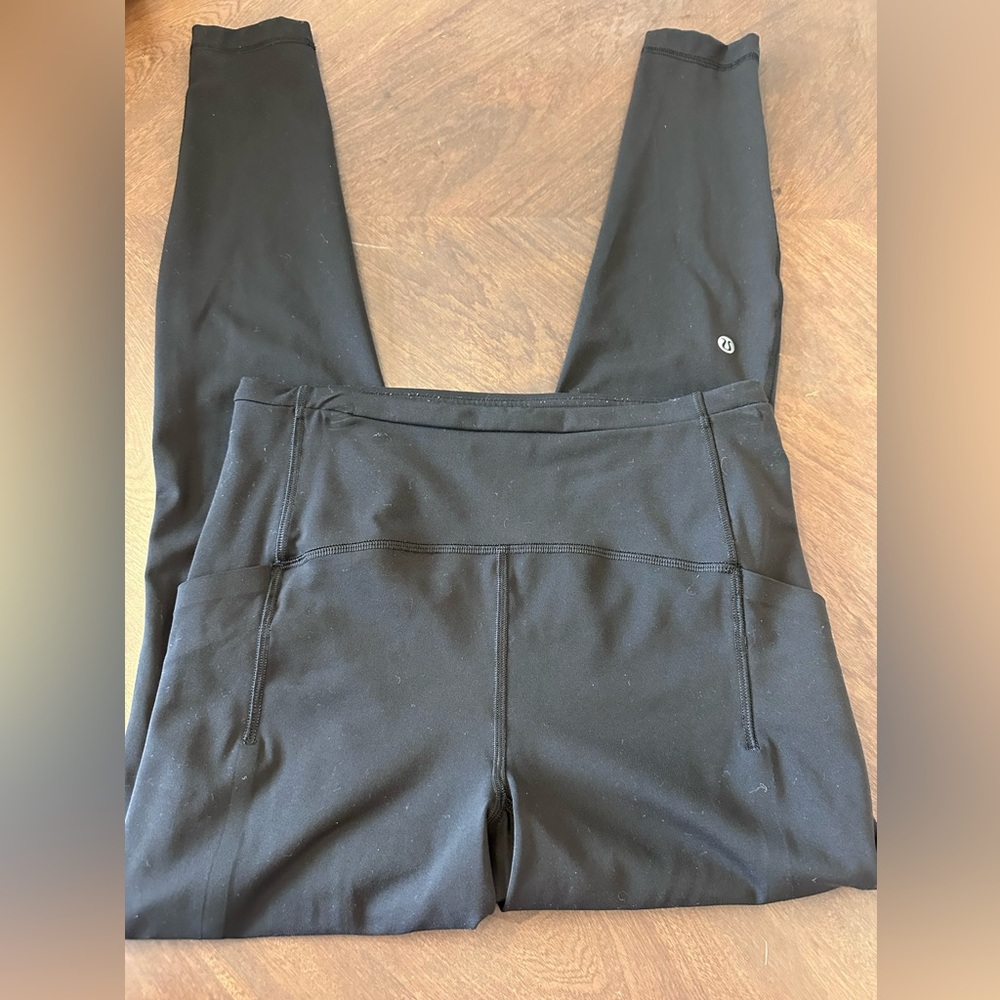 Lululemon Swift Speed high rise tight 28" size 6, black